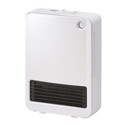 アイリスオーヤマ ヒーター セラミックファンヒーター 人感センサー付 1200W ~8畳 幅24×高さ34×奥行11cm PCH-125D-W ホワイト