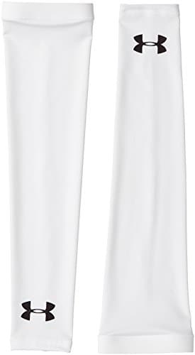 [アンダーアーマー] ショートパンツ UA Heatgear Arm Sleeve WHT/BLK 日本 MD (日本サイズL相当)