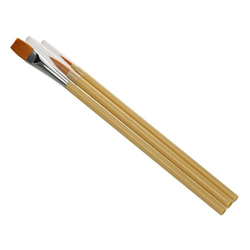 名村大成堂(Namurataiseidou) デザイン用筆 美術ナイロン筆3本組【平3号】