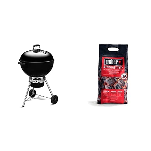Weber(ウェーバー) バーベキュー コンロ 直径57cm オリジナルケトルプレミアム 炭 キャンプ 10-12人用 【日本正規品10年保証】14401508 / GBS 14401508 黒 57cm+ 炭4kg【日本正規品】 17590 黒