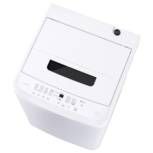 アイリスオーヤマ 洗濯機 5.0kg ホワイト IAW-T504 ガチ落ち大水流洗浄 部屋干しモード 新生活 一人暮らし