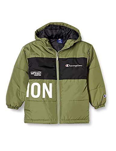 [チャンピオン] ジップパーカー ジップフーデッドジャケット BOYS SPORTS CK-US604 カーキ 140