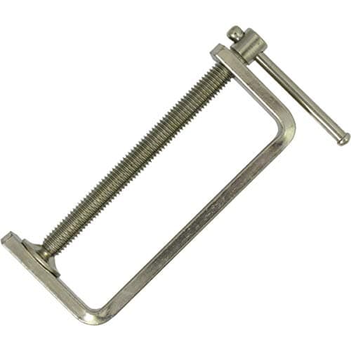 近与(KONYO) SUN UP 工作台用クランプ 大 CSー15 シルバー 金具 cクランプ