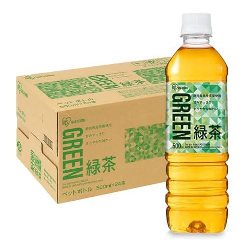 アイリスオーヤマ 緑茶 500ml ×24本 お茶 鹿児島県産 茶葉 ケース ペットボトル 500ミリリットル ボトル 国内製造 おちゃ