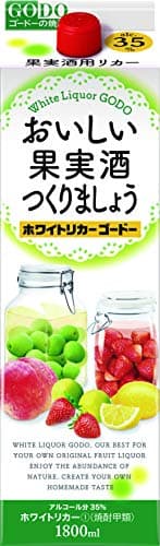 合同酒精 ホワイトリカー ゴードー [ 焼酎 35度 1800ml ]