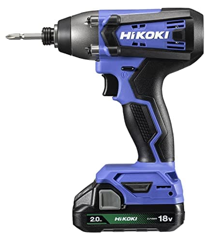 HiKOKI(ハイコーキ) 18V インパクトドライバー FWH18DF 高トルクタイプ 2.0Ahバッテリー2個・充電器・ケース付 FWH18DF(2BG)