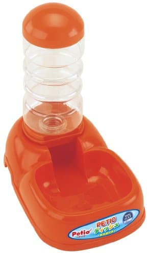 ペティオ (Petio) ディッシュ給水器付き レッド