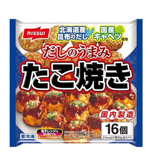 [冷凍] ニッスイ たこ焼き 16個 ×4個