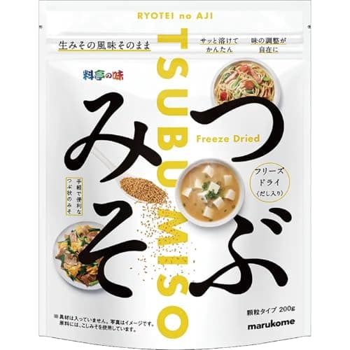 マルコメ 料亭の味 フリーズドライ 粒みそ 200g ×3個