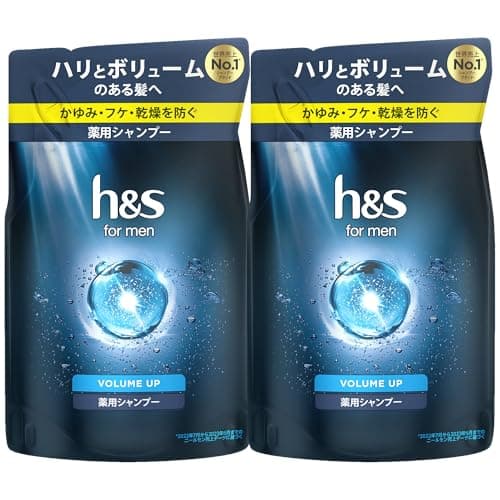 h&s for men シャンプー 300g×2個 詰め替え ボリュームアップ エイチアンドエス フォーメン 【セット買い】