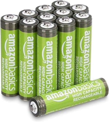 Amazonベーシック 充電池 単4形 ニッケル水素電池 12本 850mAh 1.2V くり返し最大500回 充電済